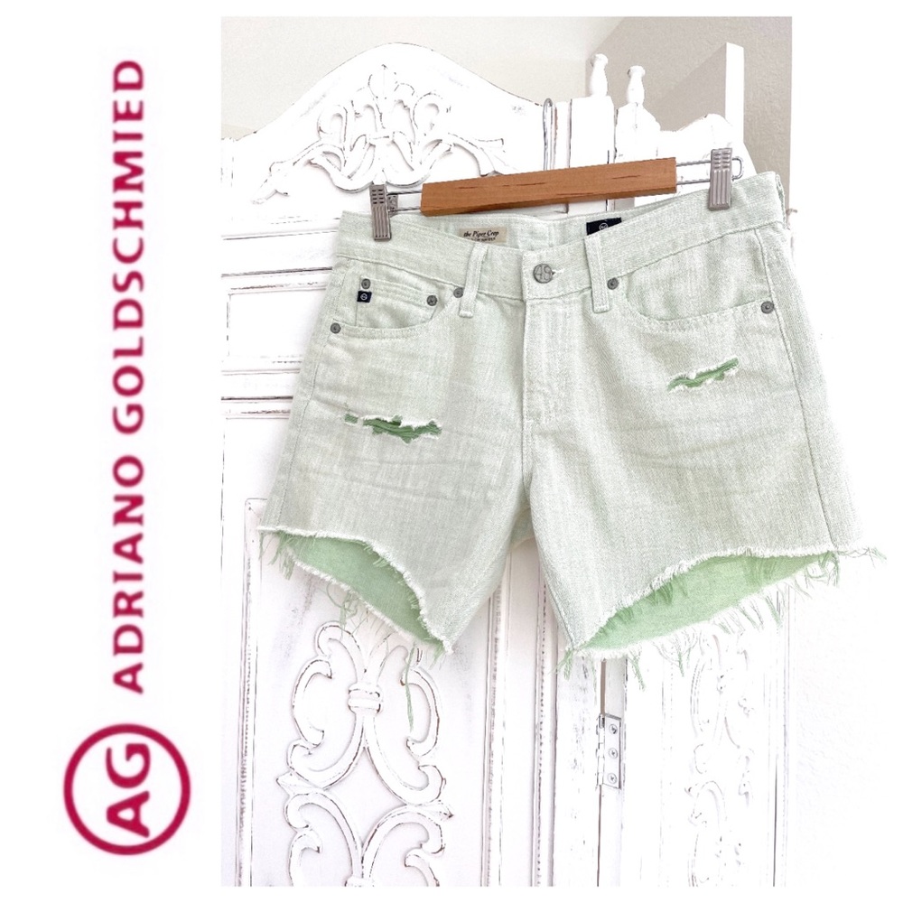 NWOT Adriano Goldschmied Piper Crop Slouchy Shorts